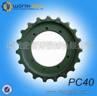 Komatsu sprocket PC40 for undercarriage parts 