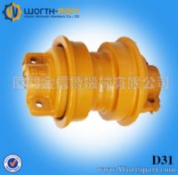 Komatsu D31 bulldozer track roller single flange