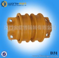 Komatsu bulldozer D31 track roller double flange